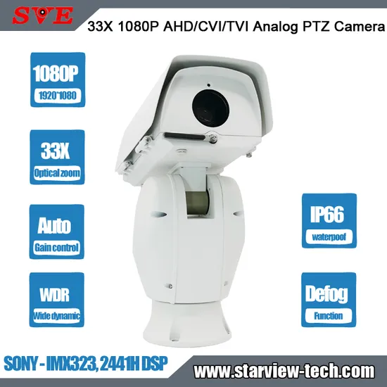 33X 1080P Ahd/Cvi/Tvi Analog PTZ Camera