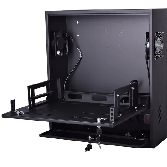 1.2mm DVR CCTV Security Digital Video Recorder Lockbox with Fan 