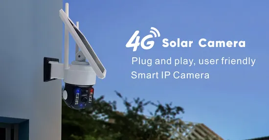 Wireless IP Rechargeable HD PTZ WiFi and 4G Solar Camera with Full Duplex Talking and PIR Motion Detection Function 