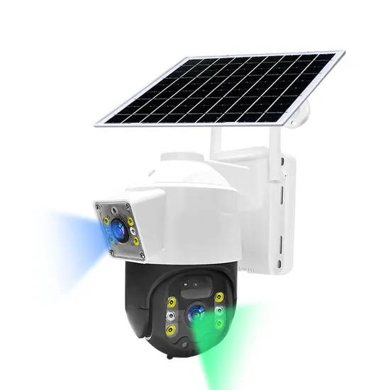 Motion Detection, PTZ, Color Night Vision WiFi 4G Remote Outdoor Security Wireless Ring Solar Powered Surveillance Camera 