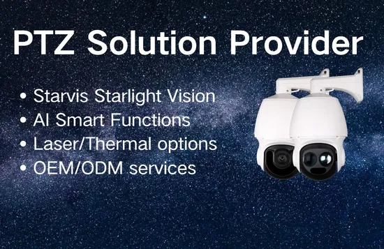 7′′ 2MP 33X Starlight Smart IR Network Laser Thermal Long Range PTZ Speed Dome CCTV Security Surveillance Block Camera Zoom Module Poe Camera 