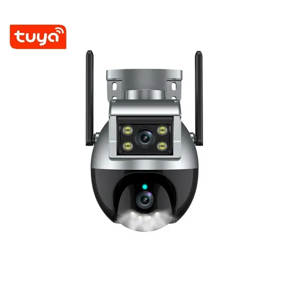 Tuya 4K Dual Lens WiFi PTZ Camera Outdoor 2 Way Audio Wireless CCTV Security Surveillance Camera Auto Tracking IP Cam Smart Life 